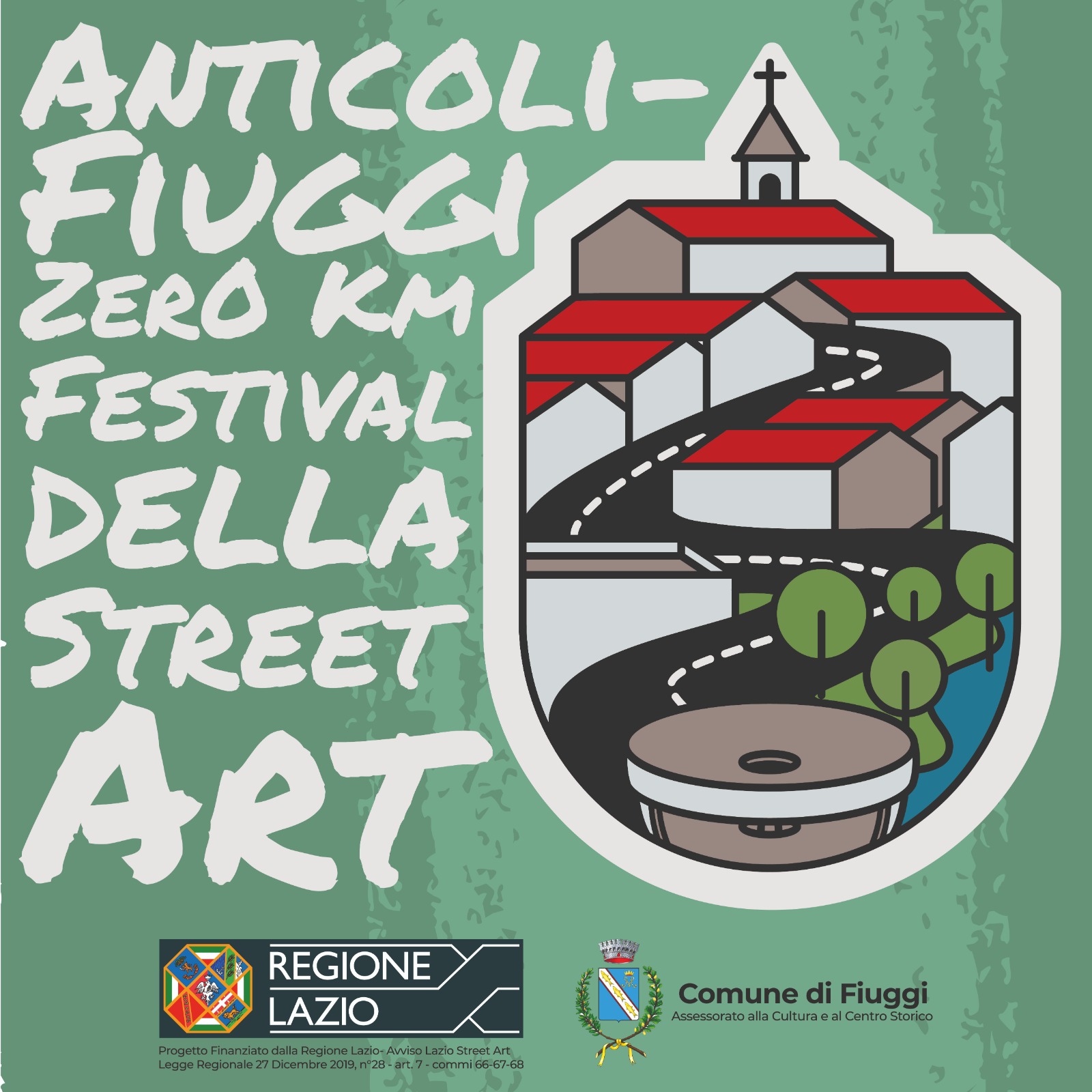 Anticoli Fiuggi 0km parte il nuovo progetto di street art , un viaggio tra la storia e la cultura del territorio, tra i palazzi del centro storico