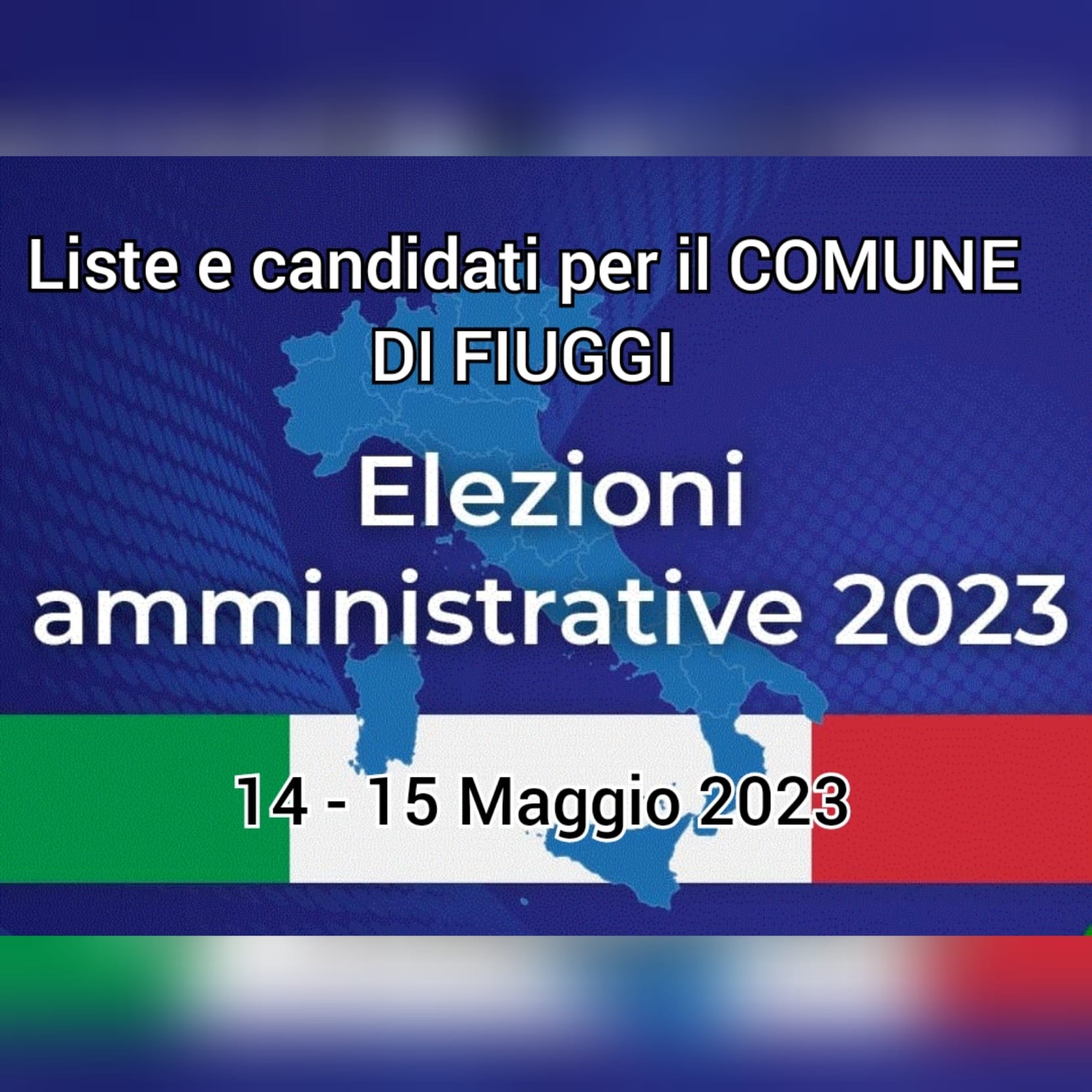 ELEZIONI COMUNALI FIUGGI 2023  Le Liste e i Candidati