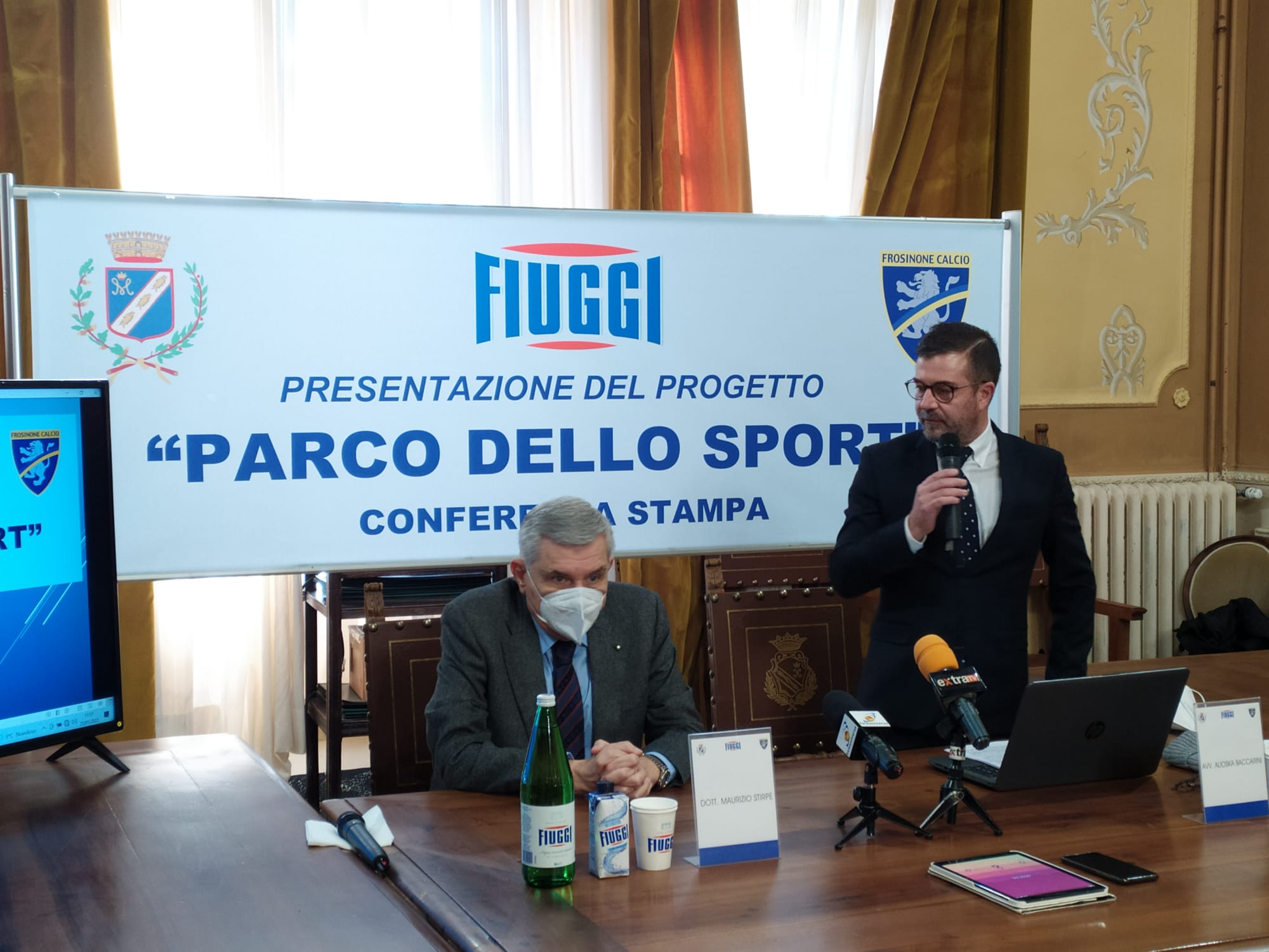 Fiuggi Presentato il Parco dello Sport Progetto del Frosinone calcio